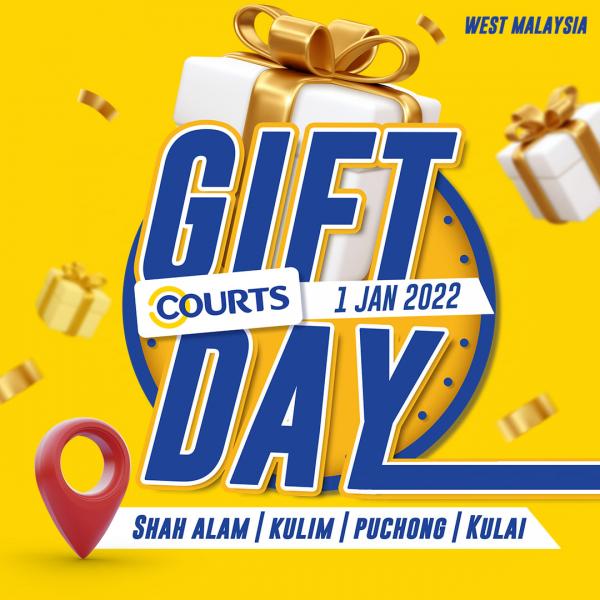 COURTS Gift Day Promotion (1 January 2022)