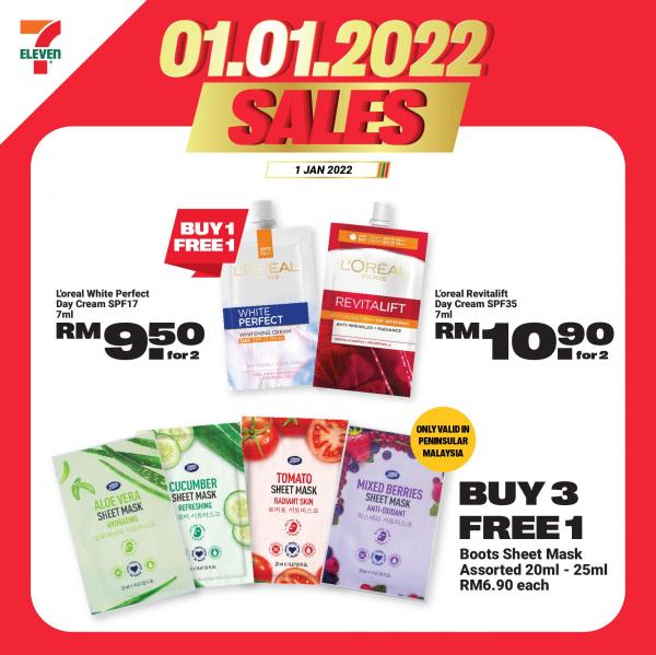 7 Eleven 1.1 New Year Sale (1 January 2022)