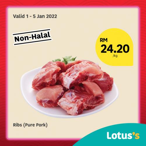 Tesco / Lotus's Non-Halal Items Promotion (1 January 2022 - 5 January 2022)