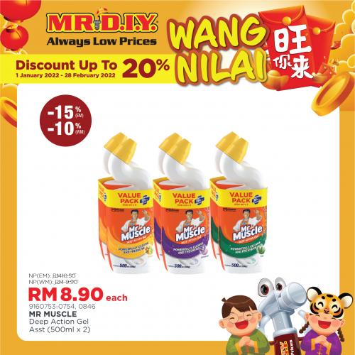 MR DIY CNY Wang Nilai Promotion Discount Up To 20% OFF (1 January 2022 - 28 February 2022)