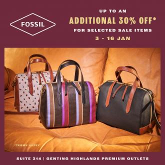 Fossil Special Sale at Genting Highlands Premium Outlets (3 Jan 2022 - 16 Jan 2022)