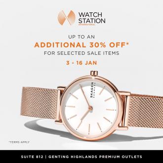 Watch Station International Special Sale at Genting Highlands Premium Outlets (3 January 2022 - 16 January 2022)