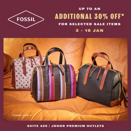 Fossil Special Sale Additional 30% OFF at Johor Premium Outlets (3 January 2022 - 16 January 2022)