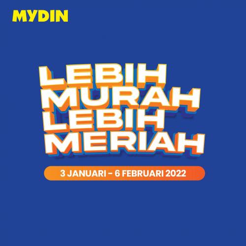 MYDIN Lebih Murah Lebih Meriah Promotion (3 January 2022 - 6 February 2022)