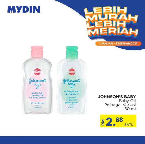 Johnson's Baby Baby Oil 50ml @ RM2.88
