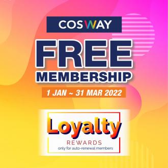 Cosway Loyalty Rewards Promotion (1 Jan 2022 - 31 Mar 2022)