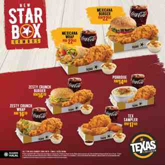 Texas Chicken Star Box Combos