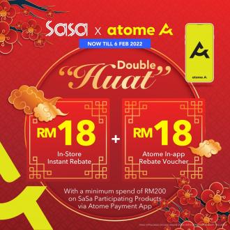 Sasa Atome Promotion until 6 February 2022)