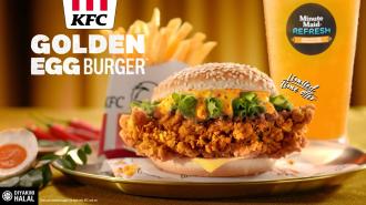 KFC Golden Egg Burger