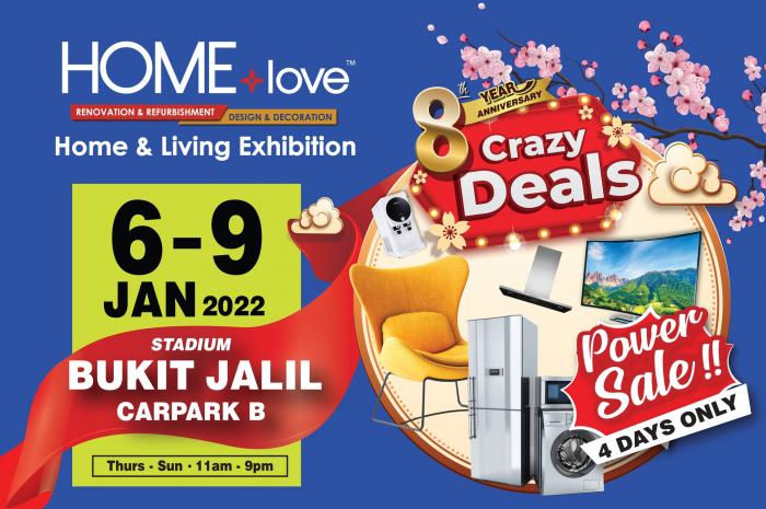 HOMElove Home Expo at Stadium Bukit Jalil (6 January 2022 - 9 January 2022)