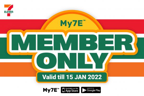 7 Eleven Member Promotion (valid until 15 January 2022)