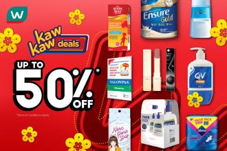 Watsons Kaw Kaw Deals Sale Up To 50% OFF (6 January 2022 - 10 January 2022)
