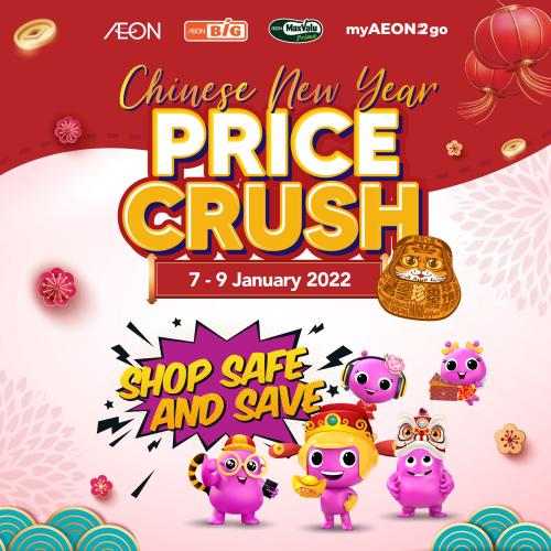 AEON CNY Price Crush Promotion (7 January 2022 - 9 January 2022)
