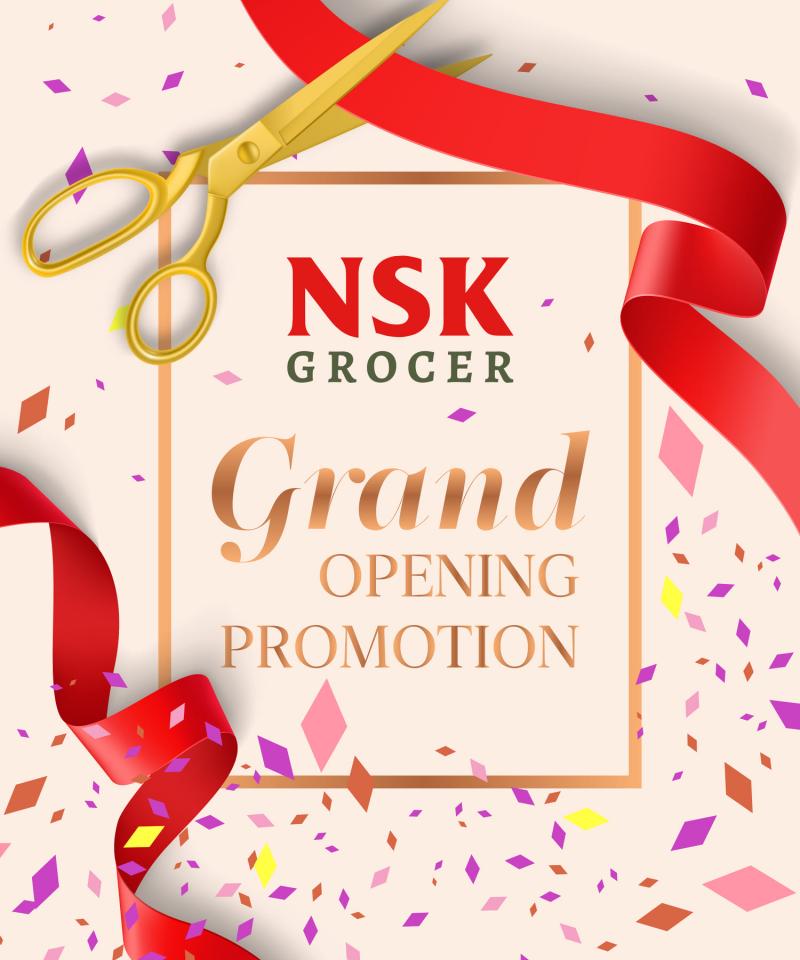 NSK Grocer Quill City Mall Opening Promotion (8 January 2022 - 16 January 2022)