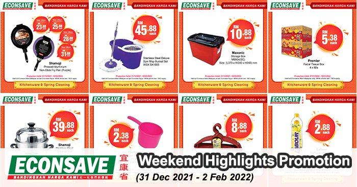 Econsave Weekend Highlights Promotion (31 Dec 2021 - 2 Feb 2022)