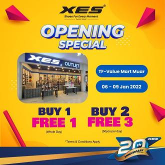 XES Shoes Opening Promotion at Value Mart Muar (6 January 2022 - 9 January 2022)