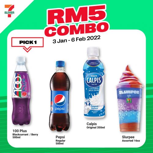 7 Eleven RM5 Combo Promotion (3 January 2022 - 6 February 2022)