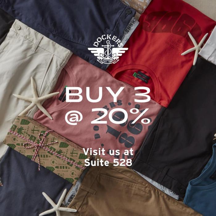 Dockers Special Sale at Johor Premium Outlets (7 January 2022 onwards)