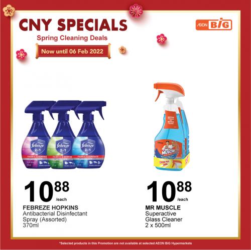 AEON BiG CNY Spring Cleaning Promotion (valid until 6 February 2022)