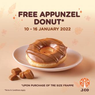 J.Co FREE Appunzel Donut (10 January 2022 - 16 January 2022)