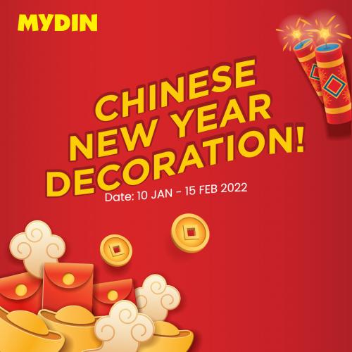 MYDIN Chinese New Year Decoration Items Promotion (10 January 2022 - 15 February 2022)