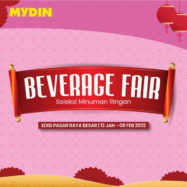 MYDIN CNY Beverage Fair Promotion (13 January 2022 - 9 February 2022)