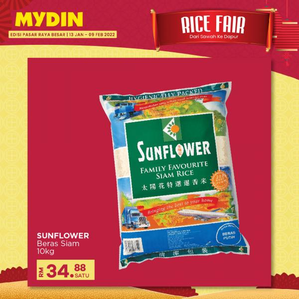 MYDIN CNY Rice Fair Promotion (13 January 2022 - 9 February 2022)