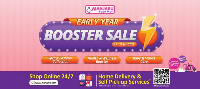 Manjaku Early Year Booster Sale (11 January 2022 - 23 January 2022)