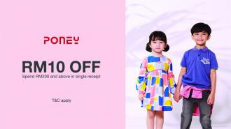 Poney RM10 OFF Promotion at Freeport A'Famosa (1 January 0001 - 31 December 9999)