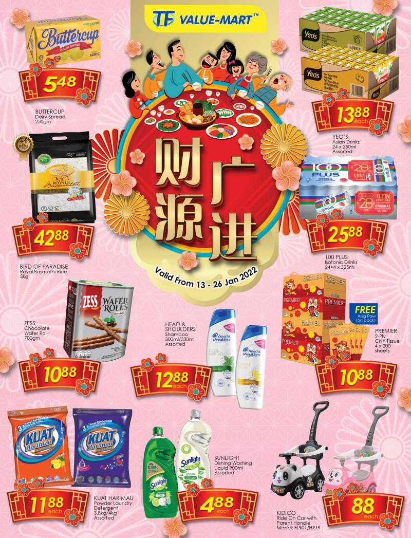 TF Value-Mart CNY Promotion Catalogue (13 January 2022 - 26 January 2022)