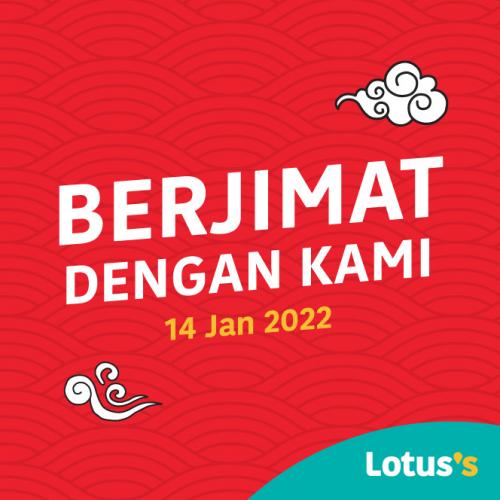 Tesco / Lotus's Berjimat Dengan Kami Promotion published on 14 January 2022