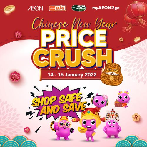 AEON CNY Price Crush Promotion (14 January 2022 - 16 January 2022)