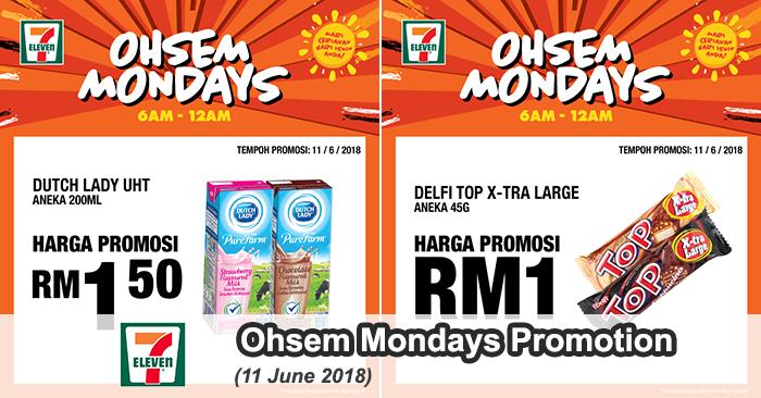 7-Eleven Malaysia Ohsem Mondays Promotion (11 June 2018)