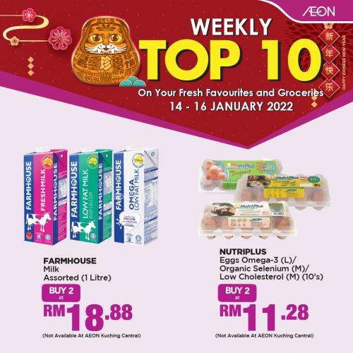 AEON Weekly Top 10 Promotion (14 January 2022 - 16 January 2022)