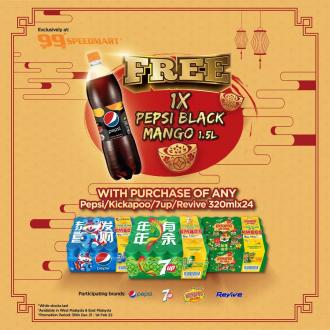99 Speedmart FREE Pepsi Black Mango Promotion