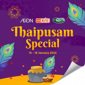 AEON BiG Thaipusam Promotion (15 January 2022 - 18 January 2022)
