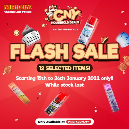 MR DIY Online CNY Flash Sale (15 January 2022 - 26 January 2022)