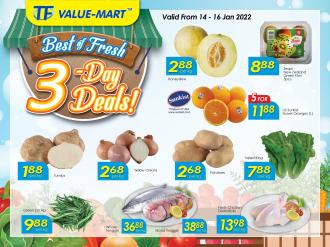 TF Value-Mart Weekend Fresh Items Promotion (14 Jan 2022 - 16 Jan 2022)