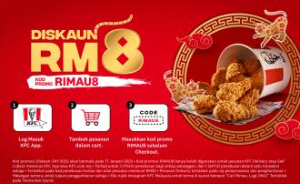 KFC Chinese New Year RM8 OFF Promotion (17 January 2022 onwards)