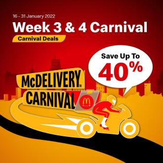 McDonald's McDelivery Carnival Meals Promotion (16 January 2022 - 31 January 2022)