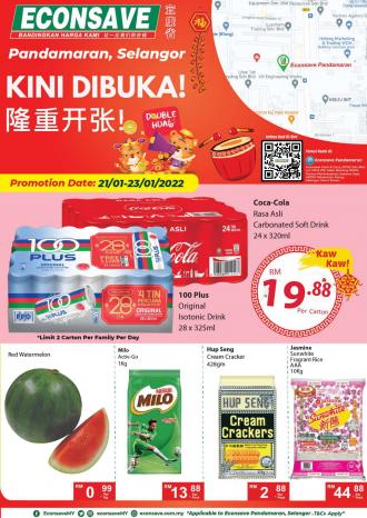 Econsave Pandamaran Opening Promotion (21 January 2022 - 6 February 2022)