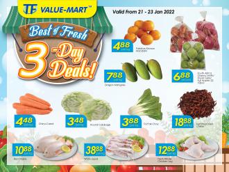 TF Value-Mart Weekend Fresh Items Promotion (21 January 2022 - 23 January 2022)