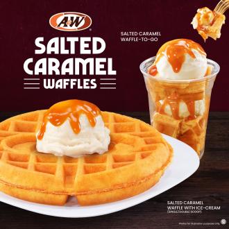 A&W Salted Caramel Waffles
