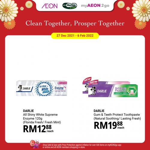 AEON CNY Cleaning Bundle Deals Promotion (27 December 2021 - 6 February 2022)