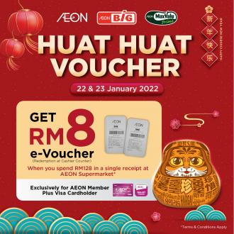 AEON BiG CNY FREE Voucher Promotion (22 January 2022 - 23 January 2022)