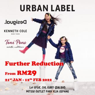 Urban Label CNY Sale at Mitsui Outlet Park (21 January 2022 - 12 February 2022)