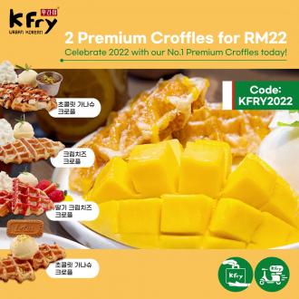 K Fry 2 Premium Croffles for RM22 Promotion (14 January 2022 - 31 January 2022)
