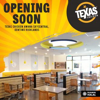 Texas Chicken Awana SkyCentral Genting Highlands Opening Promotion (27 January 2022 - 30 January 2022)