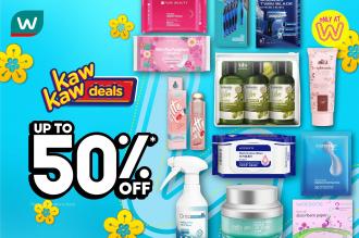Watsons Brand Products Sale Up To 50% OFF (27 January 2022 - 2 February 2022)