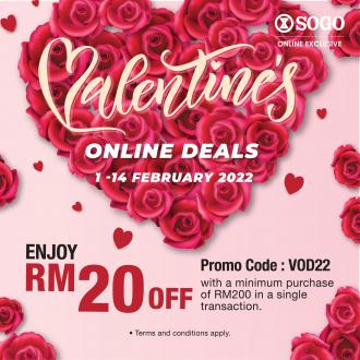 SOGO Online Valentine's Day Promotion (1 February 2022 - 14 February 2022)